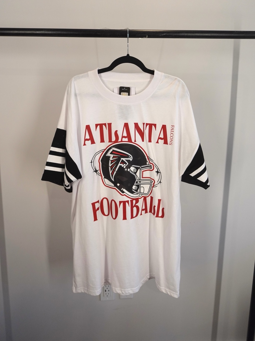 Atlanta Falcons NFL Football Gameday Graphic Tee with Mesh Sleeves